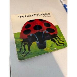 The Grouchy Ladybug Eric Carle Board Book HarperFestival 1999 ISBN 9780694013203